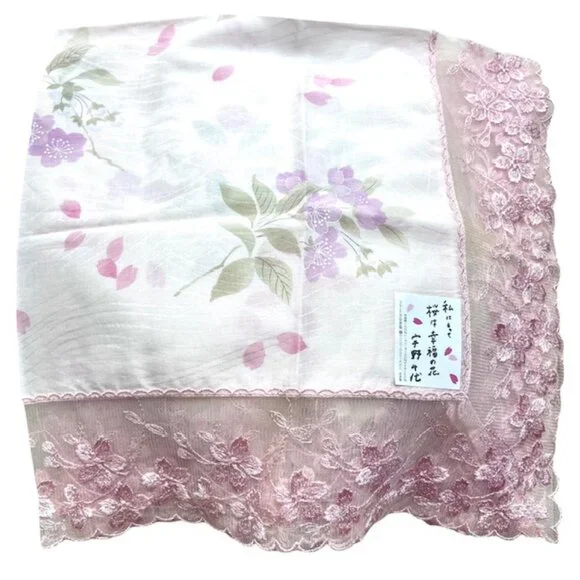 BUNDLE 4: YSL--NINA RICCI-JP -A.O. AtsukiScarf/Handker Cotton/Silk 25" 19"(88 - Picture 5 of 16